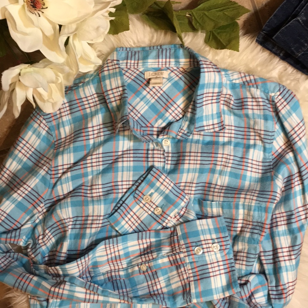 J. Crew Plaid Button Down Shirt